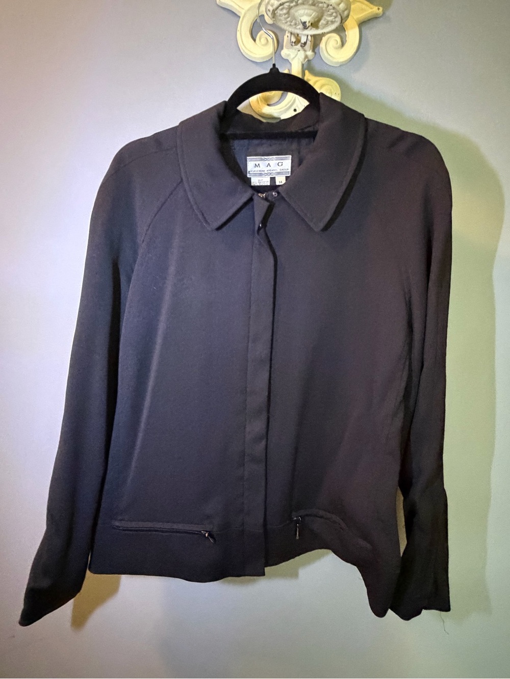 Magaschoni Black Tailored Women's Blazer Jacket